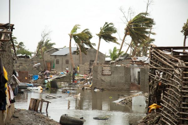 IDAI Aftermath - A view of the destroyed neighbouhood of Praia N